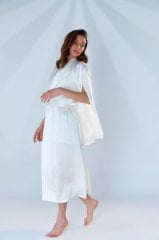 Pearl Dressing Gown 100% Silk